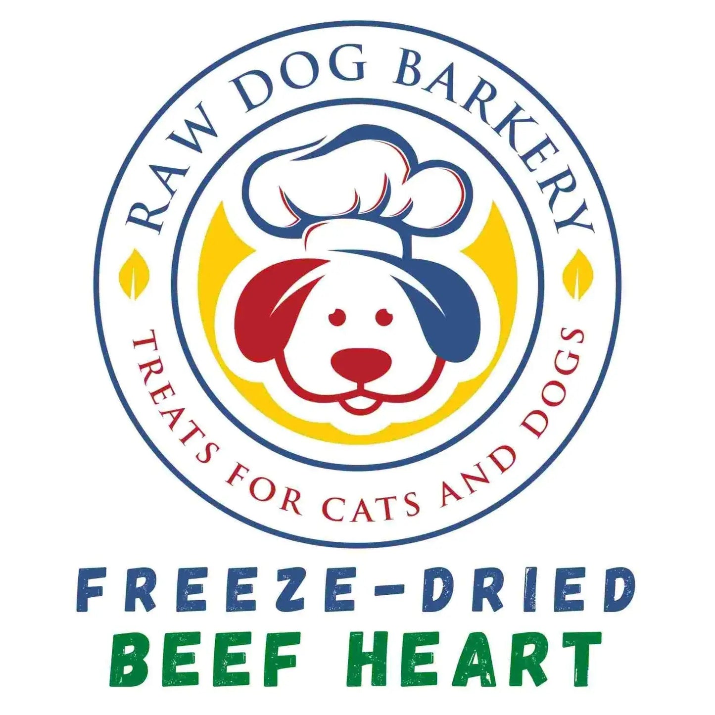 Raw Dog Barkery Beef Heart Freeze-Dried Dog Treats Raw Dog Barkery