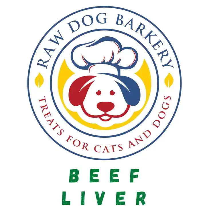 Raw Dog Barkery Beef Liver Freeze-Dried Dog Treats 1LB Bulk Raw Dog Barkery