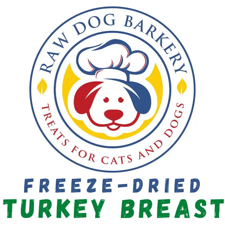 Raw Dog Barkery Turkey Breast Freeze-Dried Dog Treats 3oz Raw Dog Barkery