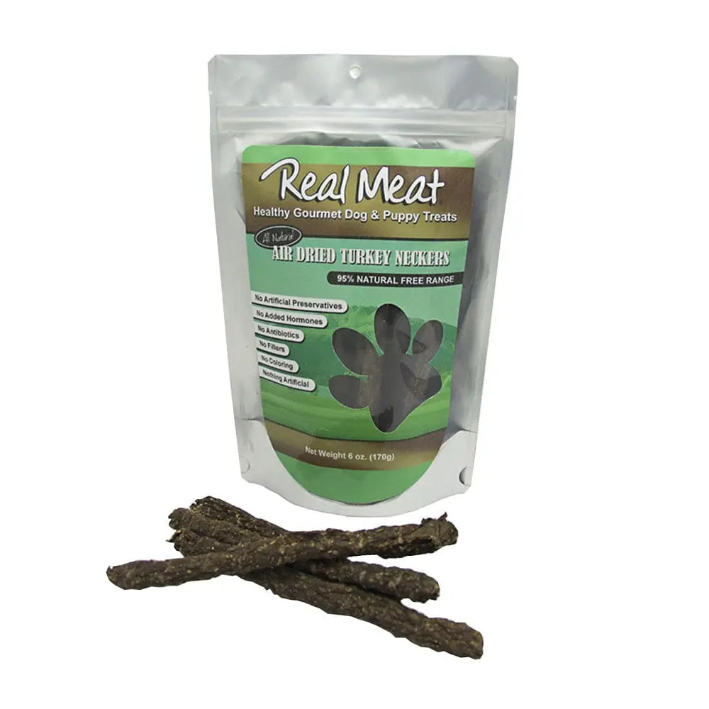 Real Meat® Air-Dried Turkey Neckers Dog Treats 6 Oz Real Meat®