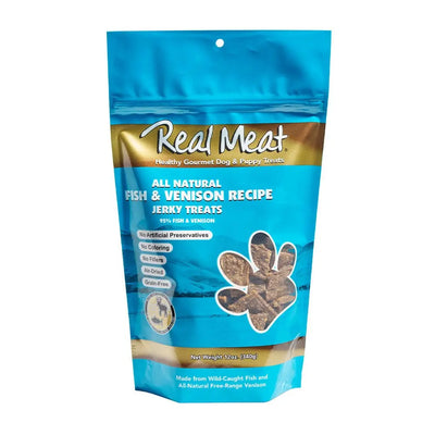 Real Meat® Fish & Venison Jerky Dog Treats 12oz Real Meat®