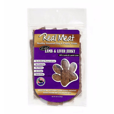 Real Meat® Lamb & Lamb Liver Jerky Dog Treat 8 Oz Real Meat®