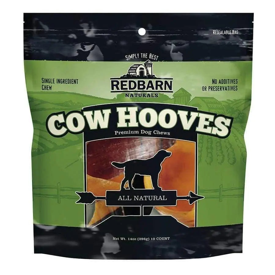 Redbarn Pet Products Cow Hooves Dog Chews 1ea/4 in, 10 pk Redbarn