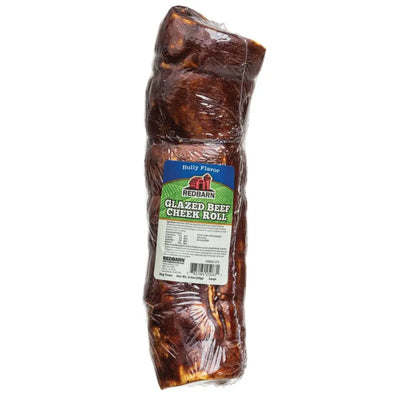 Redbarn Pet Products Glazed Beef Cheek Roll Dog Treat Redbarn