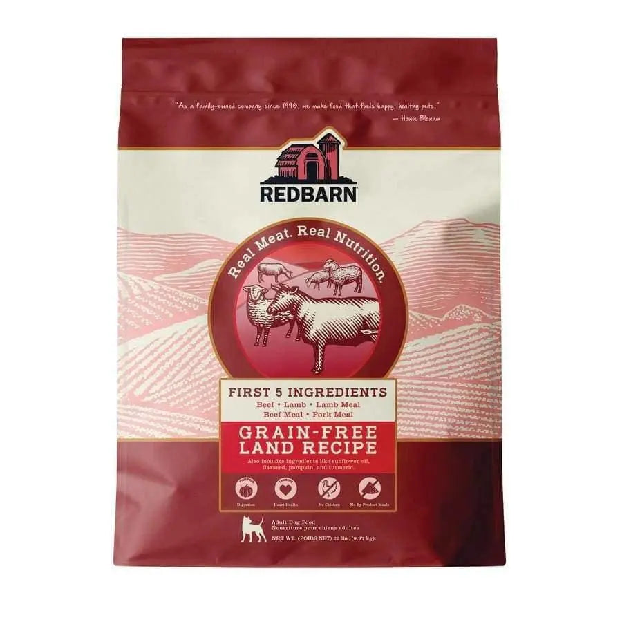 Redbarn Pet Products Grain Free Land Recipe Dog Food Redbarn