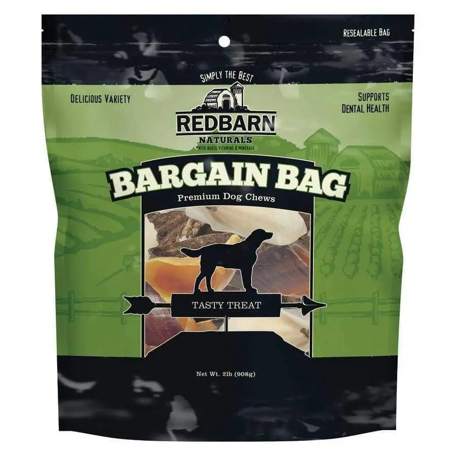 Redbarn Pet Products Natural Bargain Dog Treat Bag 1ea/2 lb Redbarn