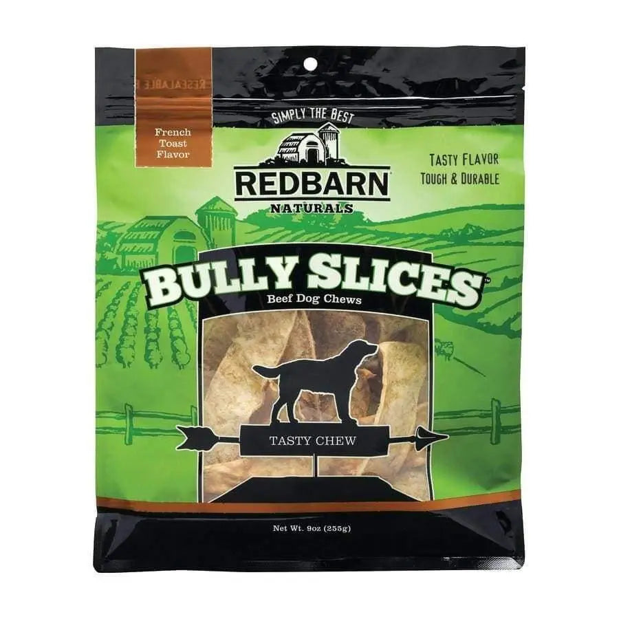Redbarn Pet Products Natural Bully Slices French Toast Flavor Dog Treats 9 oz Redbarn