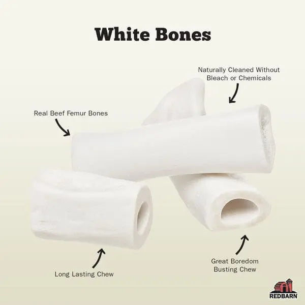 Redbarn Pet Products White Bone Dog Chew Redbarn