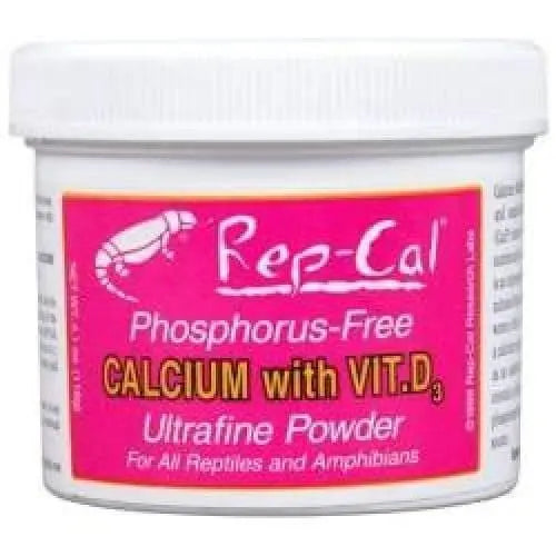 Rep Cal Phosphorus Free Calcium with Vitamin D3 - Ultrafine Powder Rep Cal