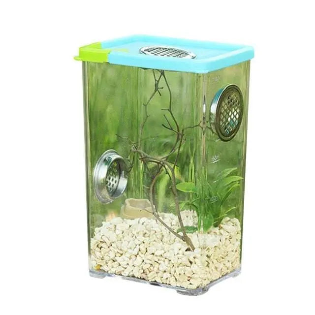 Reptile Breeding Box Clear Acrylic Reptile Feeding Insect Reptile Cage Terrarium Talis Us