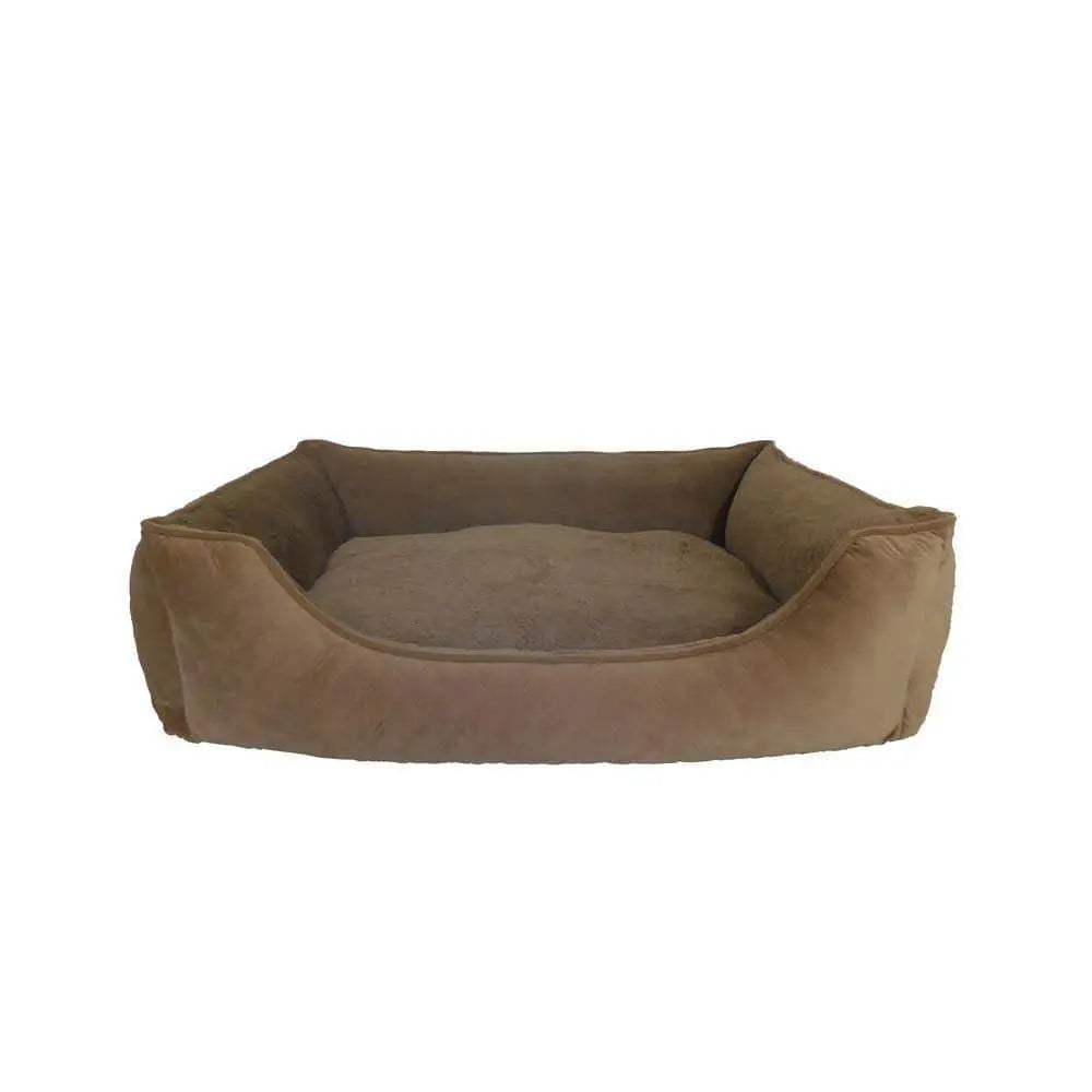 Rover Rest Max Deluxe Lounger Dog Bed Toasted Coconut 33 X 25 X 10 Inch Rover Rest