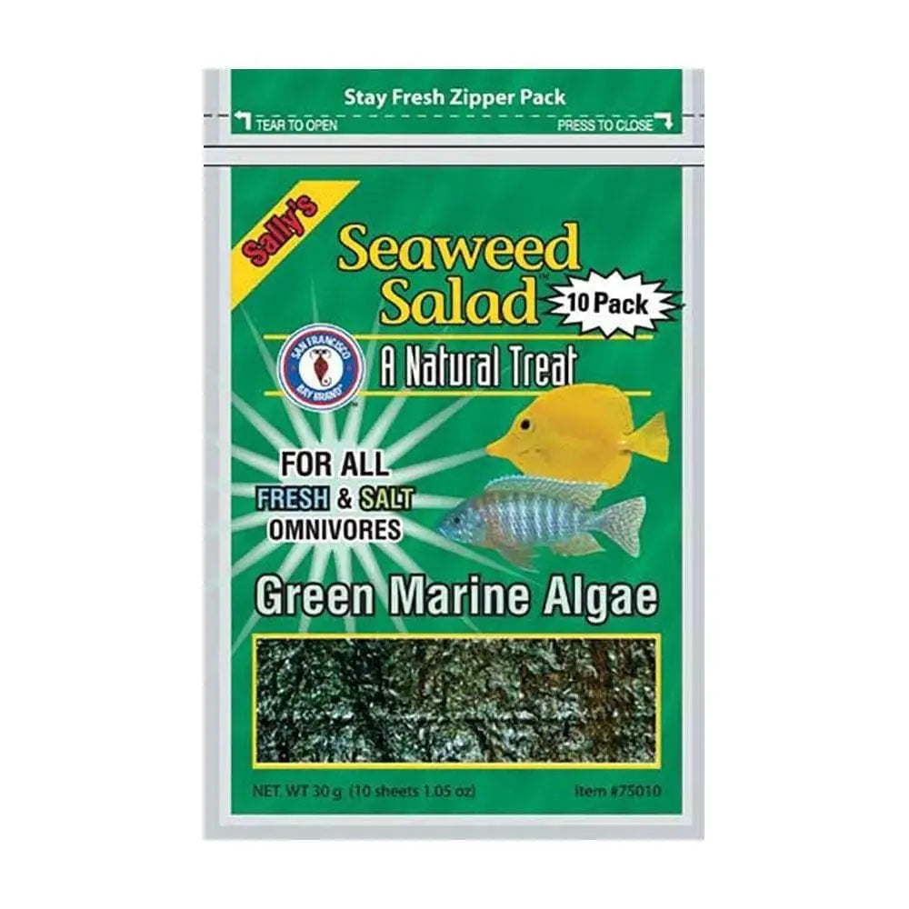 San Francisco Bay Brand® Seaweed Salad Green Marine Algae Fish Food 10 Count San Francisco Bay Brand®