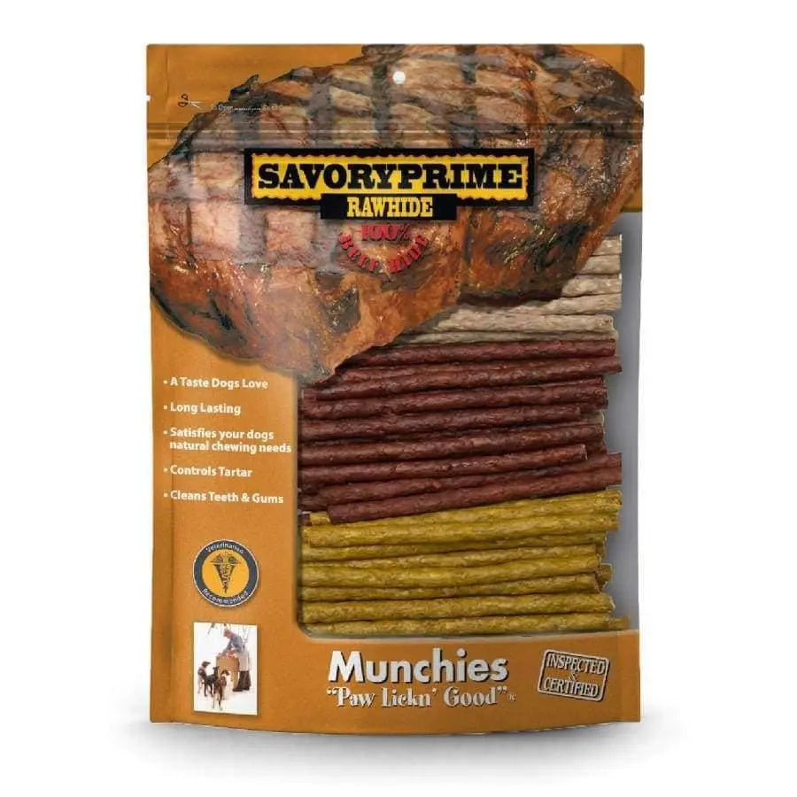 Savory Prime Munchie Sticks Beef, Chicken & Liver 5 in, 100 pk Savory Prime CPD