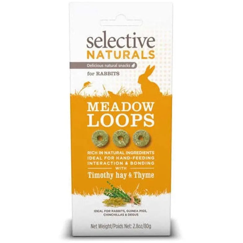 Science Selective Meadow Loops with Timothy Hay & Thyme Rabbit Treats 2.8 oz Science Selective