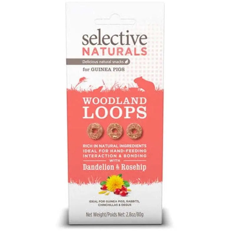 Science Selective Woodland Loops with Dandelion & Rosehip Guinea Pigs Treats 2.8 oz Science Selective
