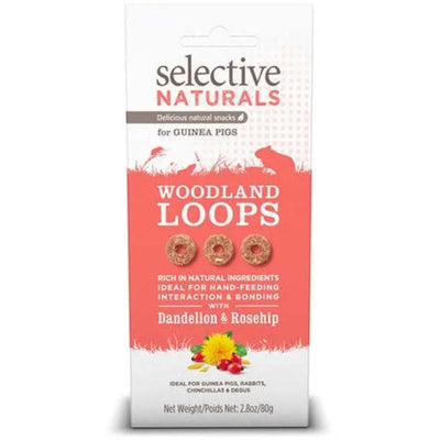 Science Selective Woodland Loops with Dandelion & Rosehip Guinea Pigs Treats 2.8 oz Science Selective