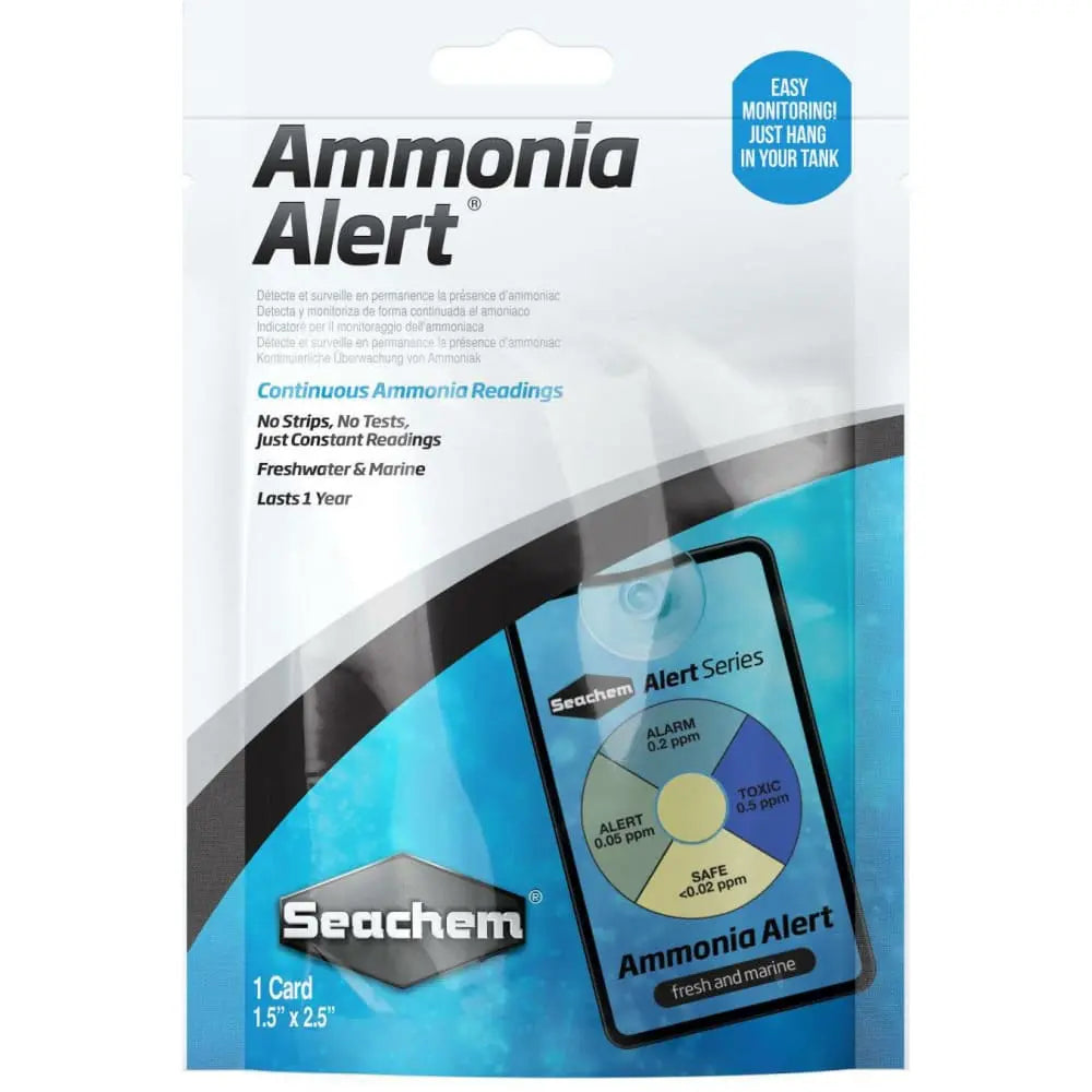 Seachem Laboratories 1 Year Ammonia Alert Monitor 1 Card, 1.5 In X 2.5 in Seachem Laboratories