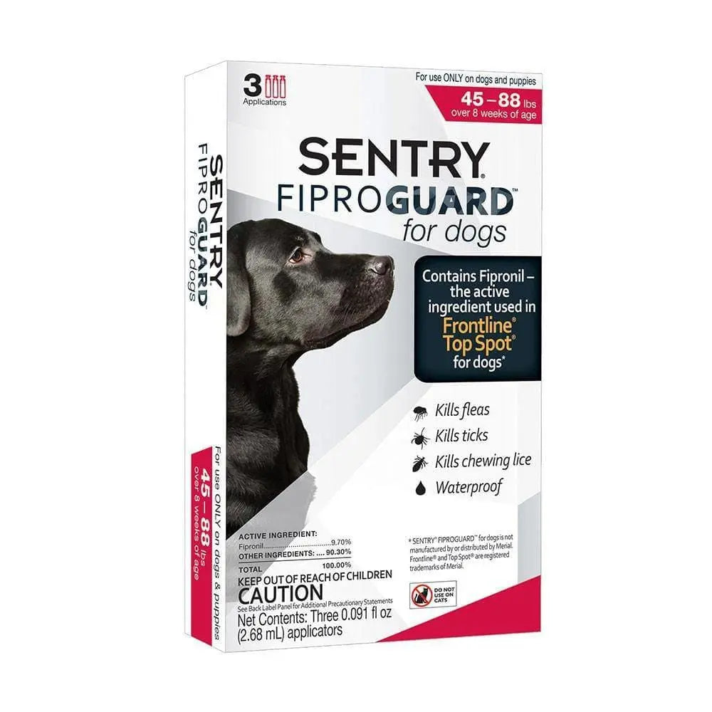 Sentry® Fiproguard Squeeze-On for Dogs 45-88 Lbs X 3 Count Sentry®
