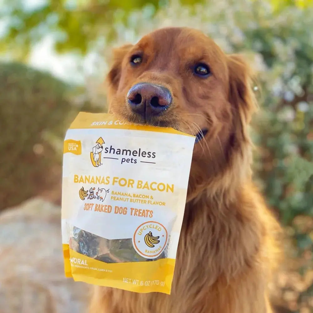 Shameless Pets Bananas For Bacon Soft Baked Dog Treats Shameless Pets