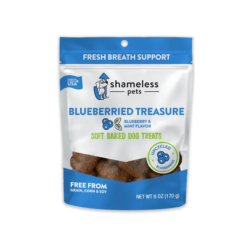 Shameless Pets Blueberried Treasure Soft Baked Dog Treats Shameless Pets