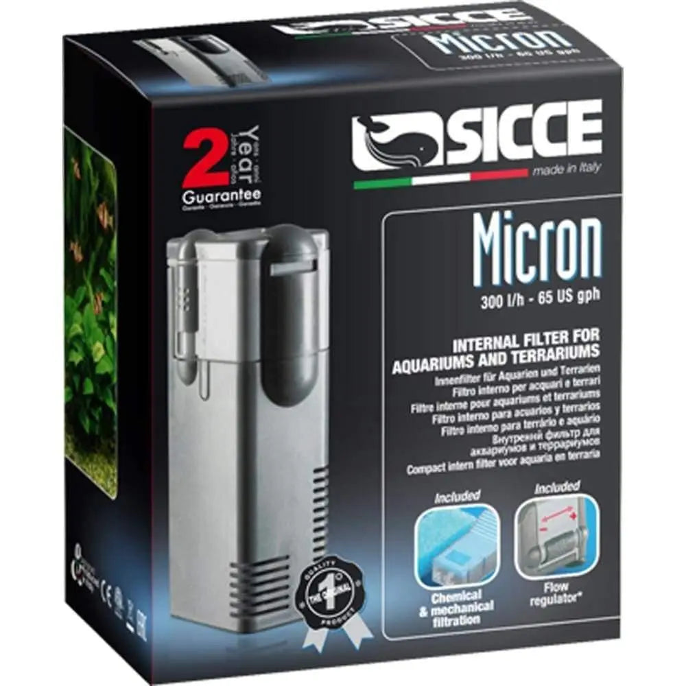 Sicce MICRON Internal Aquarium Filter - 65 GPH Sicce CPD