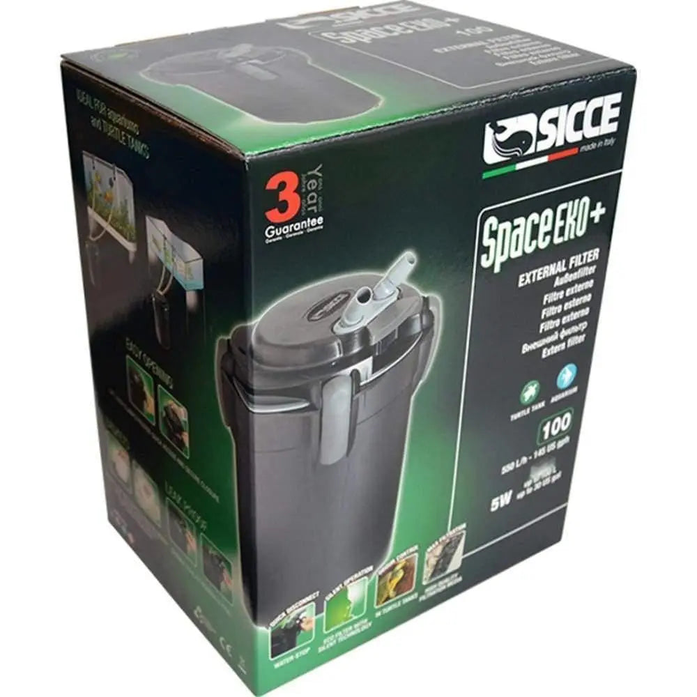 Sicce SPACE EKO 100 Canister Filter - up to 30 gallon aquariums - 145 GPH 1ea Sicce CPD