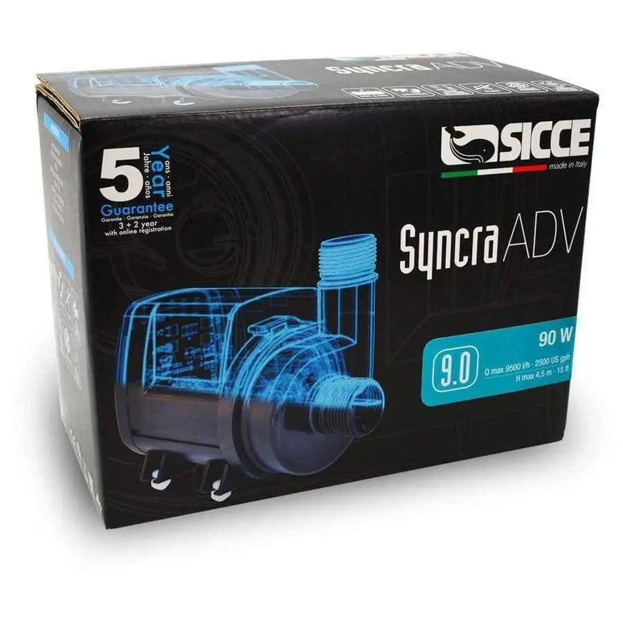 Sicce SYNCRA ADV 9.0 Return Pump - 2500 GPH 1ea Sicce CPD