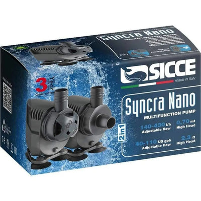 Sicce SYNCRA SILEN NANO Pump - 110 GPH 1ea Sicce CPD