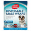 Simple Solution Disposable Male Wraps White Simple Solution