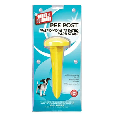 Simple Solution Pee Post Yard Stake Yellow 1ea/13 in Simple Solution