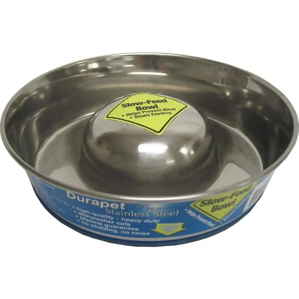 Slow Feed Stainless Steel Bowl Ourpets