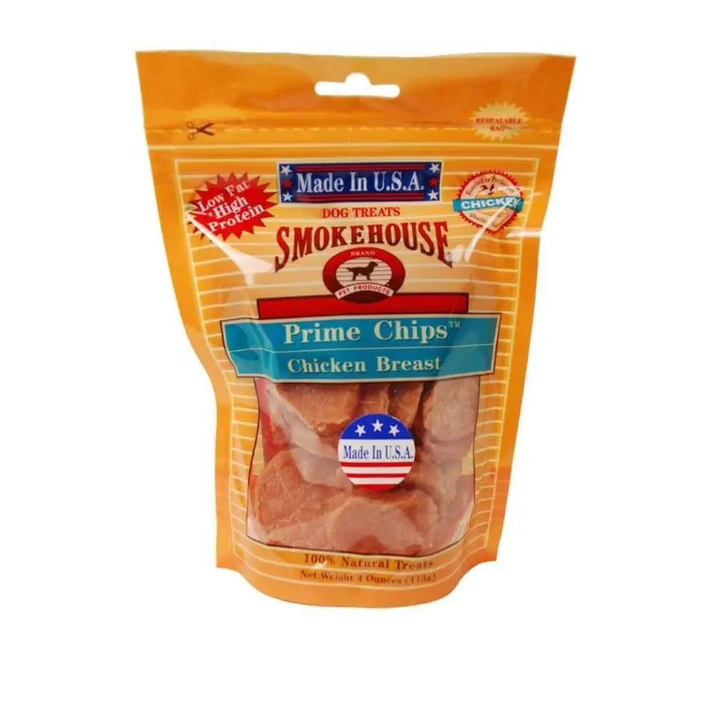 Smokehouse USA Made Prime Chips Chicken Dog Treat Smokehouse