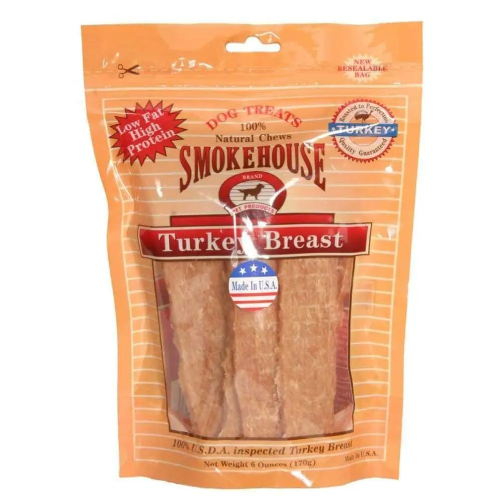 Smokehouse USA Made Turkey Breast Dog Treat Smokehouse