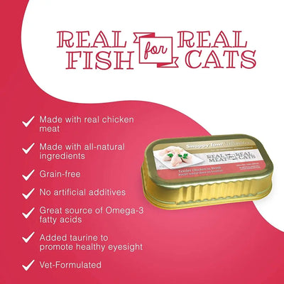 Snappy Tom Ultimates Tender Chicken in Broth Canned Cat Food Snappy Tom
