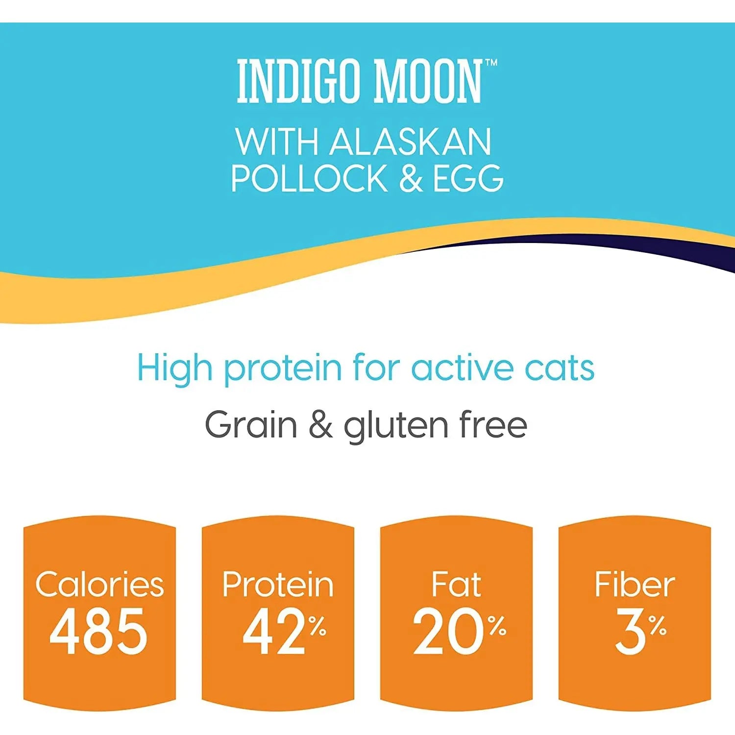 Solid Gold Indigo Moon Grain Free Alaskan Pollack & Eggs High Protien Cat Food Solid Gold
