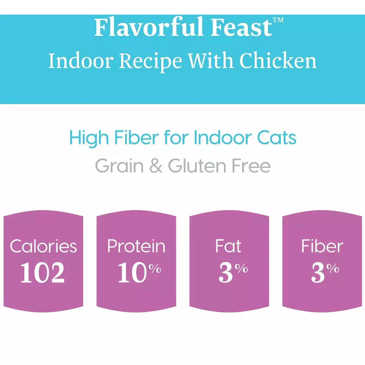 Solid Gold® Flavorful Feast Grain Free Indoor Recipe with Chicken Cat Food 3oz case of 24 Solid Gold