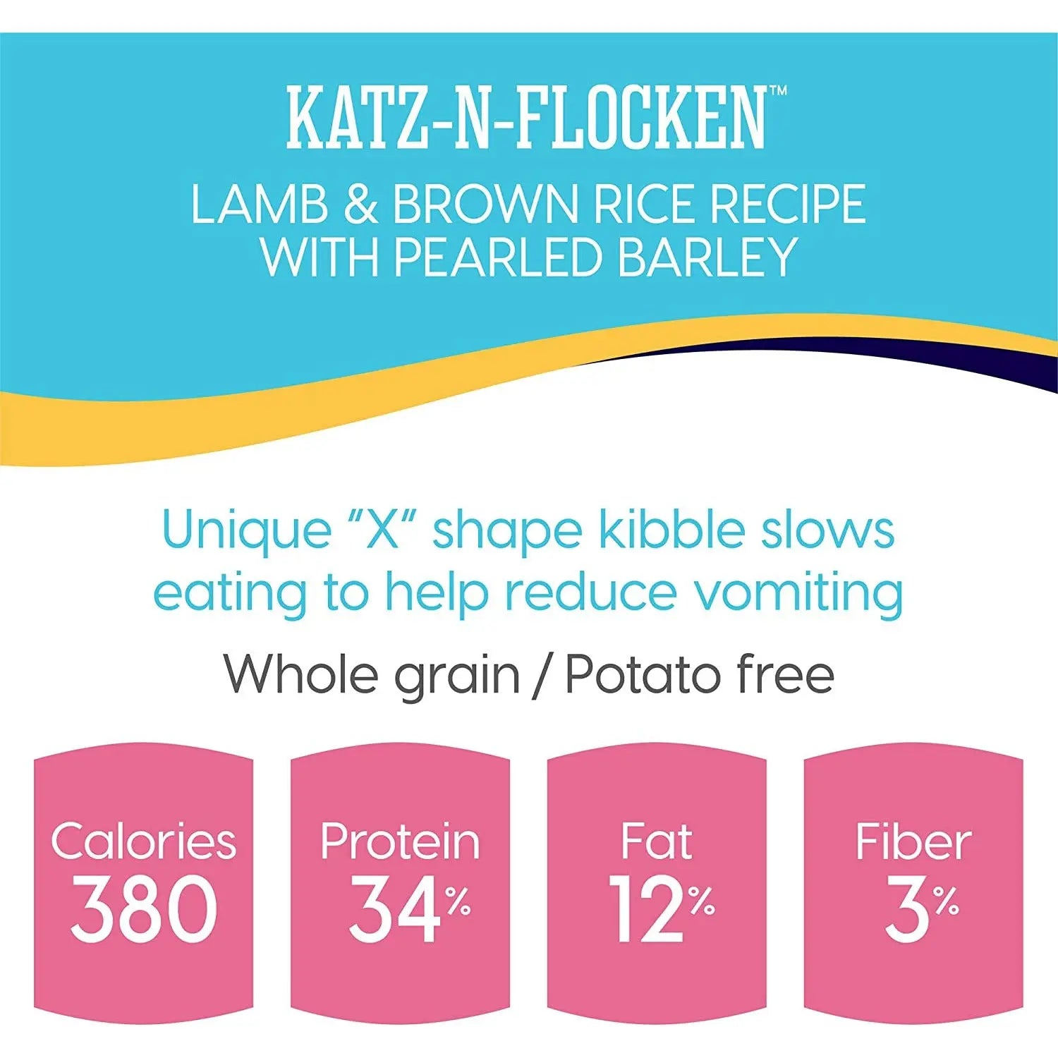 Solid Gold® Katz-N-Flocken® Potato Free Lamb, Brown Rice, & Pearled Barley Cat Food Solid Gold