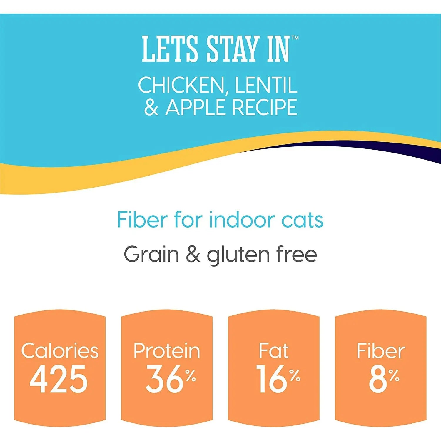 Solid Gold® Let’s Stay In™ Grain Free Chicken, Lentils & Apples Recipe Indoor Cat Food Solid Gold