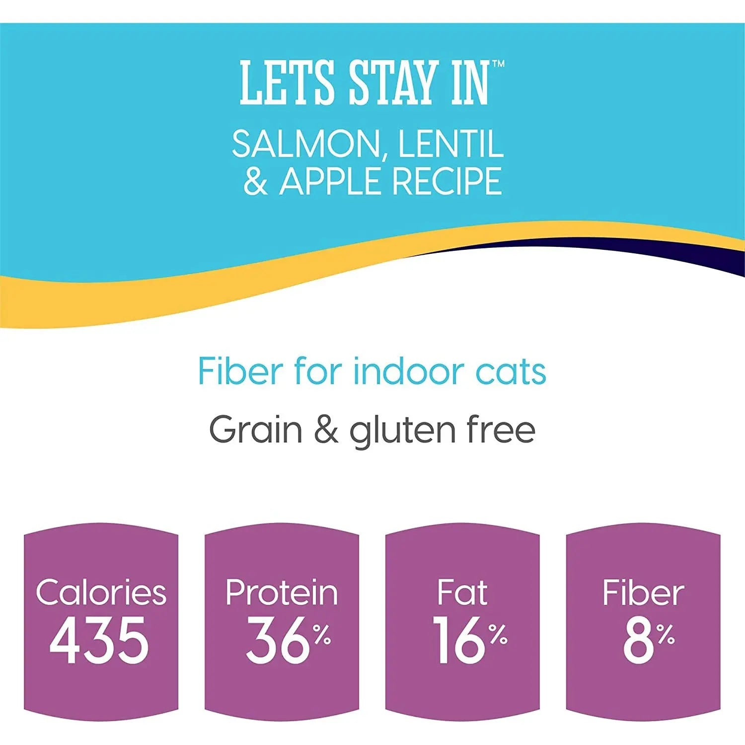 Solid Gold® Let’s Stay In™ Grain Free Salmon, Lentils & Apples Recipe Indoor Cat Food Solid Gold