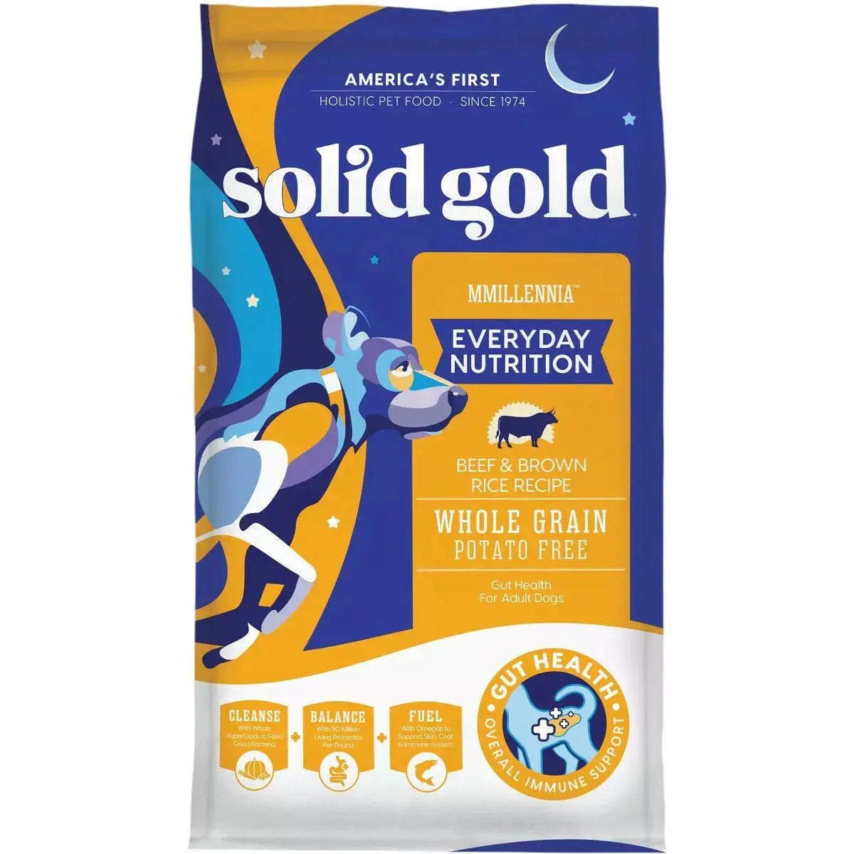 Solid Gold® MMillennia® Beef & Brown Rice Recipe Dog Food 24lbs Solid Gold
