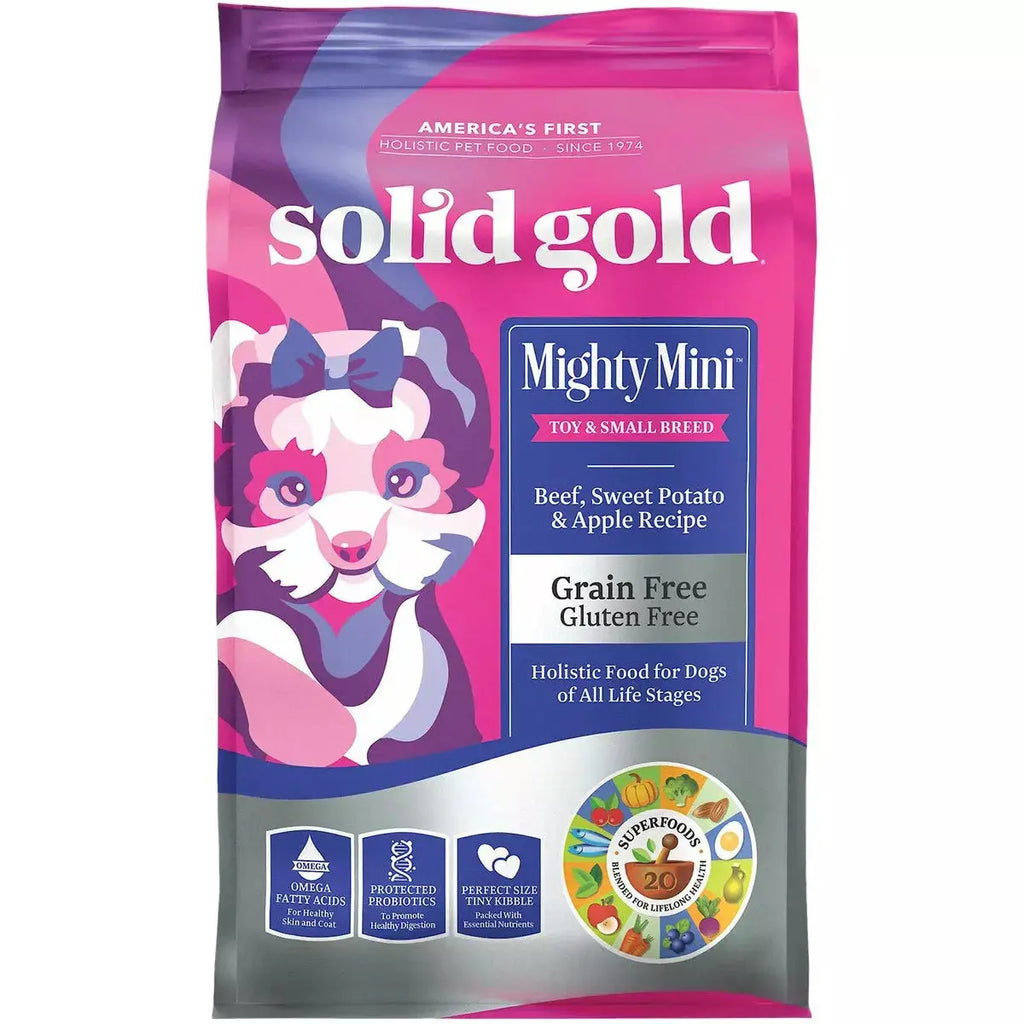 Solid Gold Mighty Mini Grain Free Beef Sweet Potato Apple Recipe Talis Us
