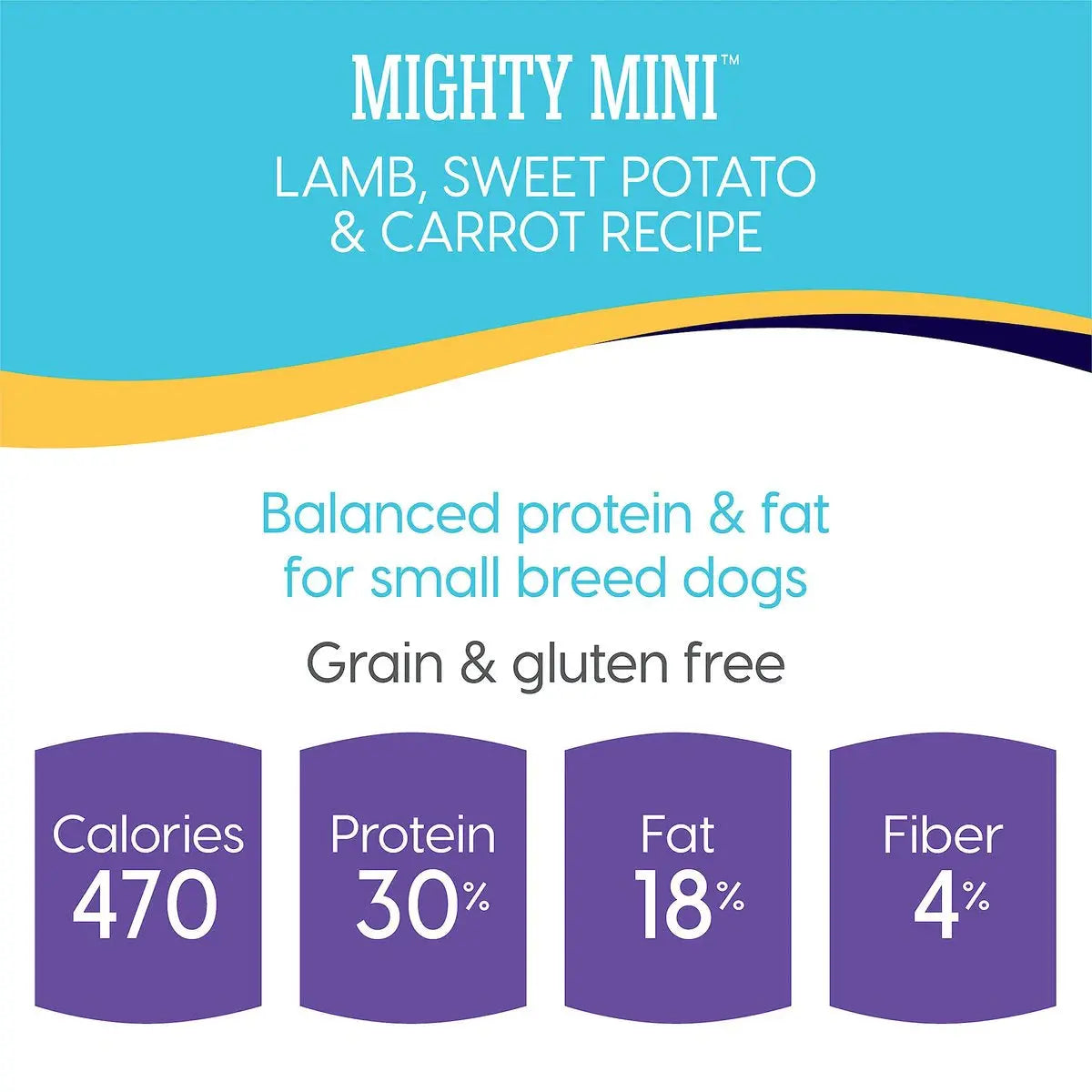 Solid Gold® Mighty Mini Grain Free Lamb, Sweet Potato & Cranberry Recipe Toy and Small Breed Dog Food Solid Gold