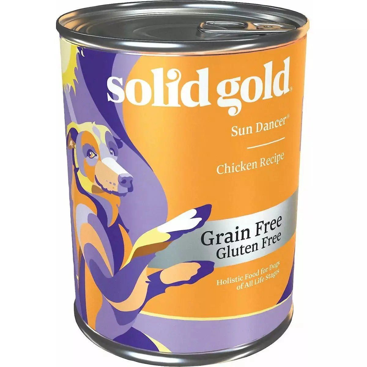 Solid Gold® Sun Dancer® Chicken Dog Recipe 13.2 Oz case of 6 Solid Gold