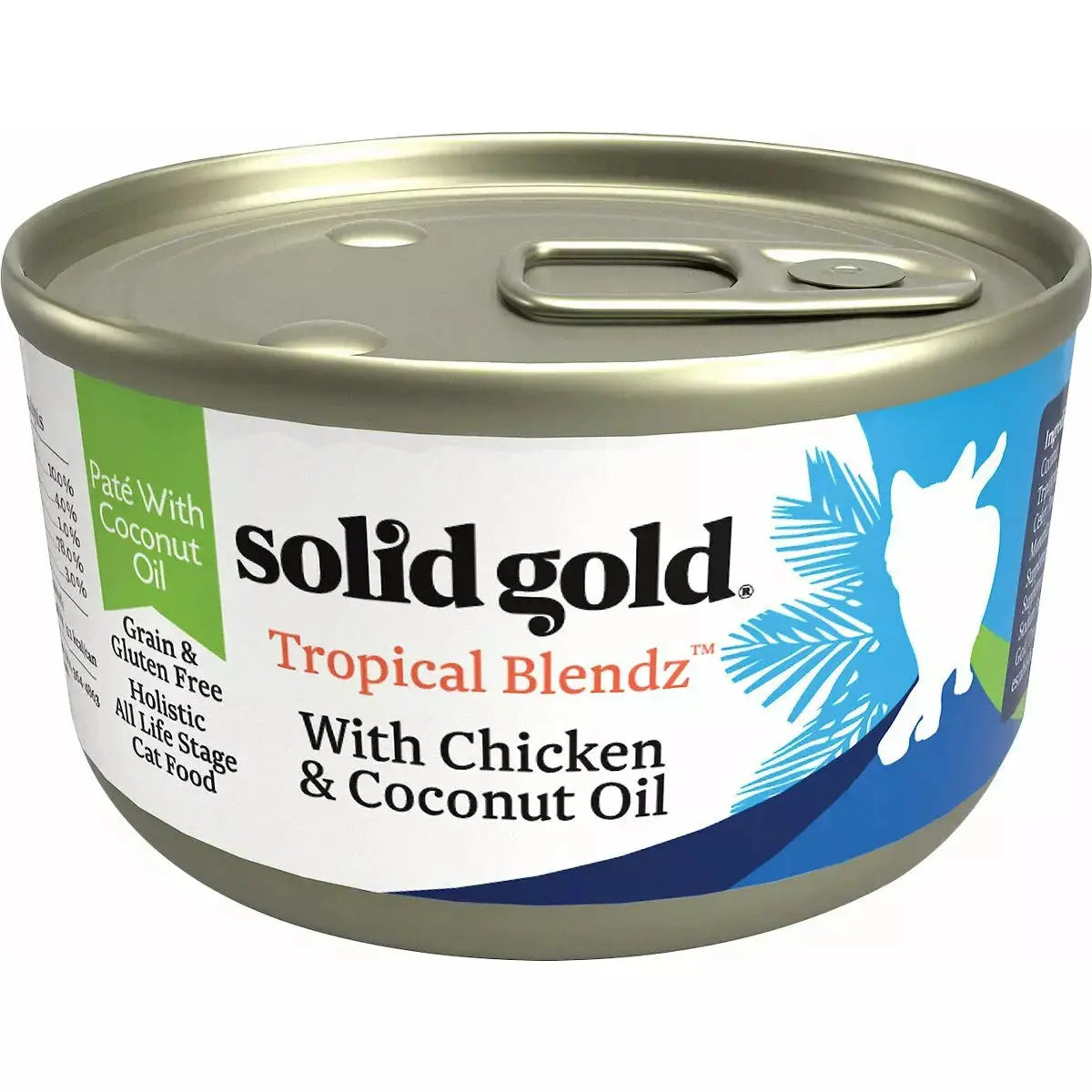 Solid Gold® Tropical Blendz Grain Free Chicken & Coconut Oil Pate Cat Food Solid Gold