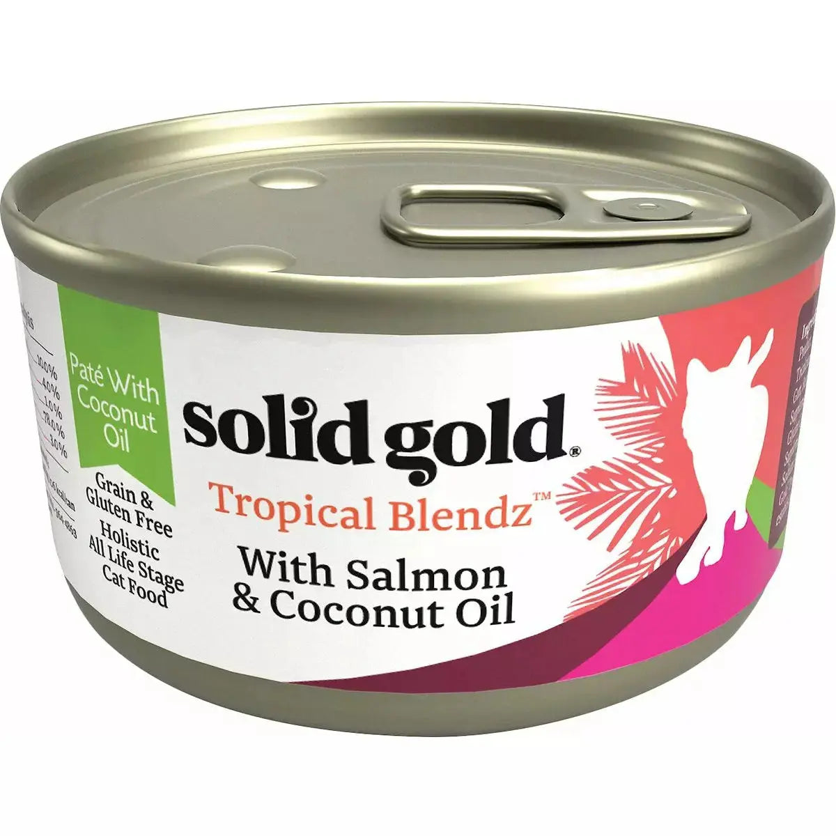 Solid Gold® Tropical Blendz Grain Free Salmon & Coconut Oil Pate Cat Food Solid Gold