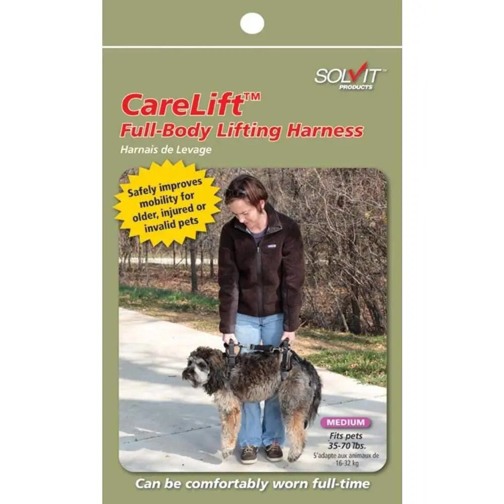 Solvit Products CareLift Full Body Dog Harness Brown Medium Solvit Products