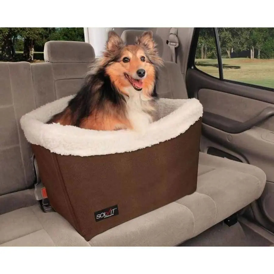 Solvit Products Happy Ride Dog Safety Seat Brown, Tan One Size Solvit Products CPD