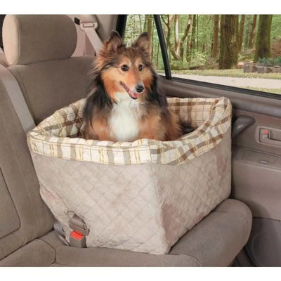 Solvit Products Happy Ride Quilted Dog Safety Seat Tan One Size Solvit Products CPD