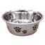 Spot Barcelona Stainless Steel Paw Print Dog Bowl Spot CPD