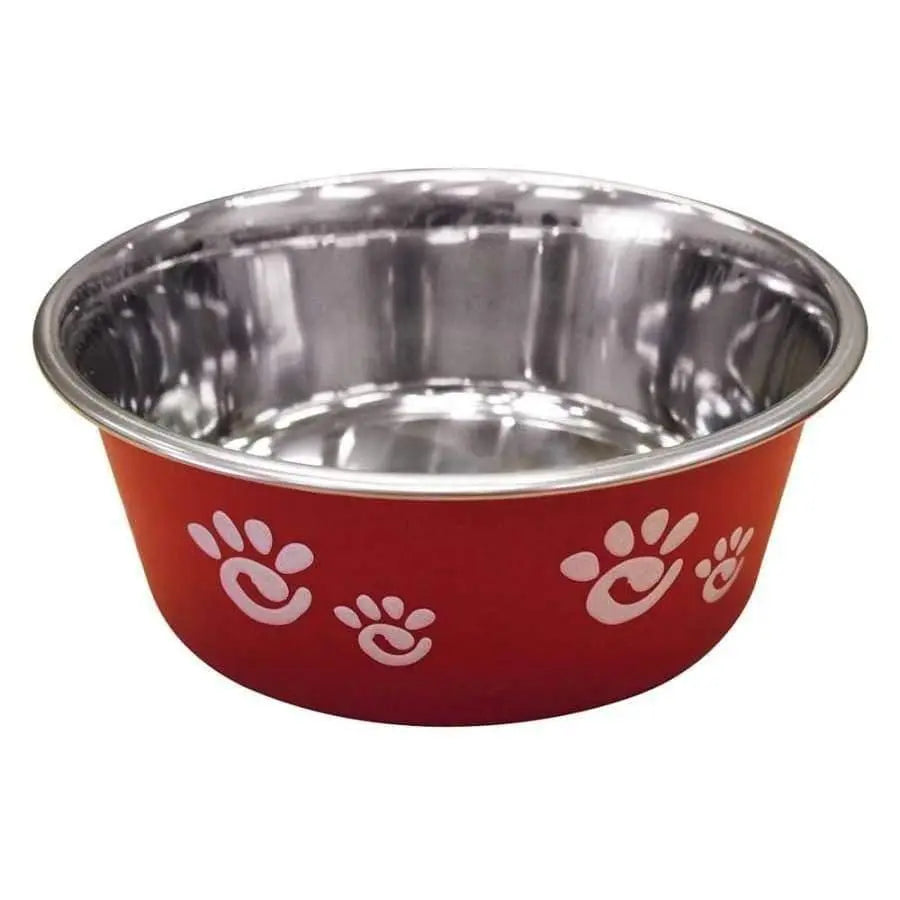 Spot Barcelona Stainless Steel Paw Print Dog Bowl Spot CPD
